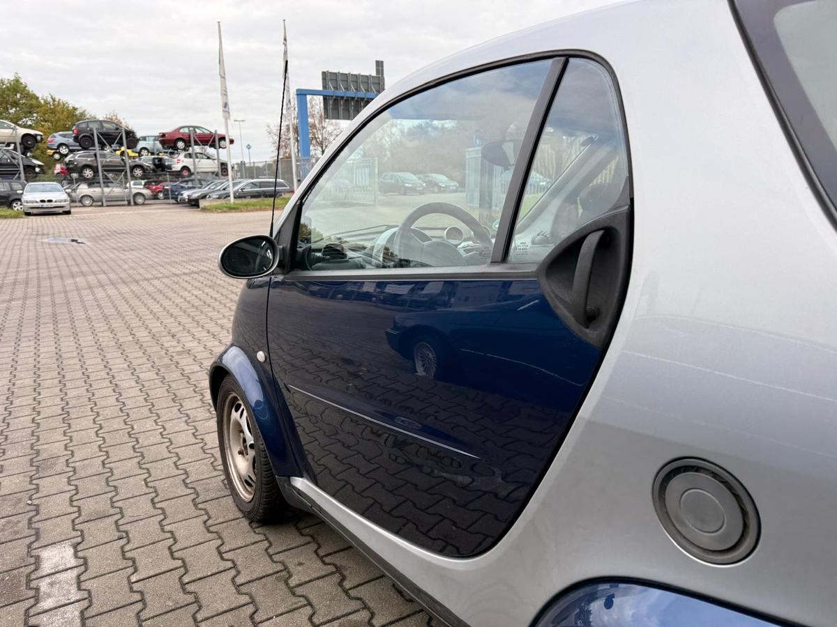 Smart ForTwo Coupe 450 original Tür links EAF Star Blue Rohbau BJ03